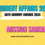 Top 66th Grammy Awards 2024 Current Affairs | Mission Sarkari