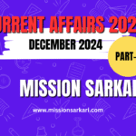 Top December 2024 Current Affairs | Part-6 | Mission Sarkari